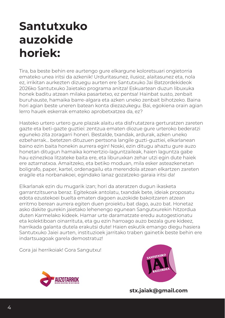 Santutxuko Jaiak 2026 - 4. orrialdea