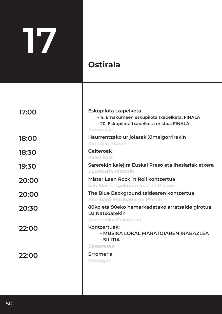 Santutxuko Jaiak 2026 - 50. orrialdea
